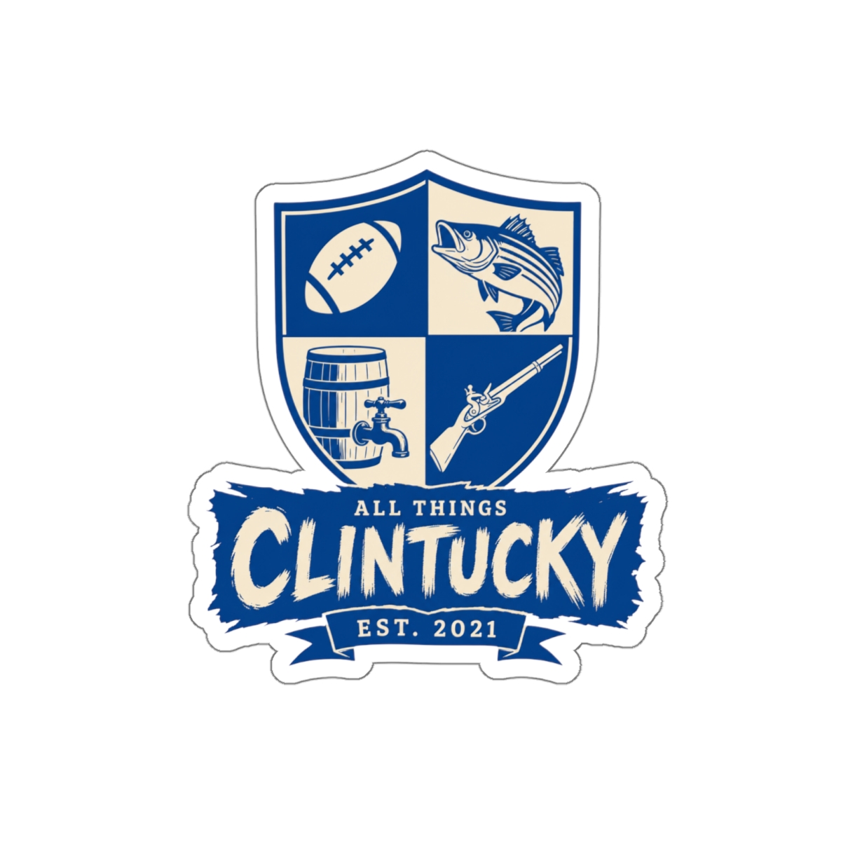 Crest Sticker