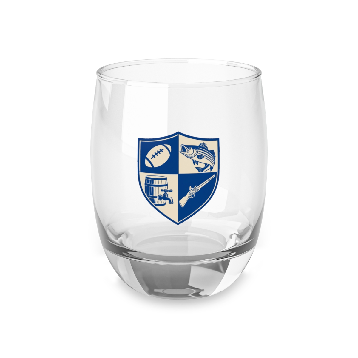 Crest Whiskey Glass